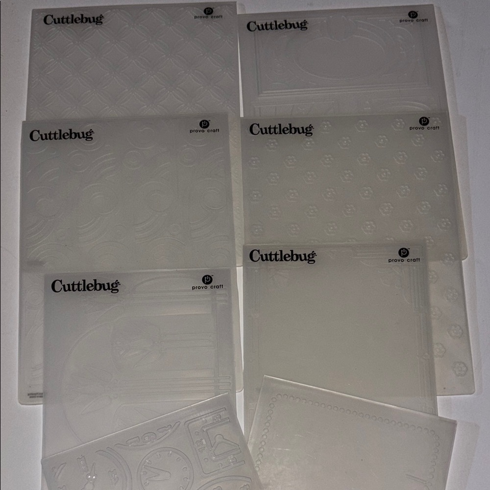Cuttlebug Embossing Folders Set The Paper Studio